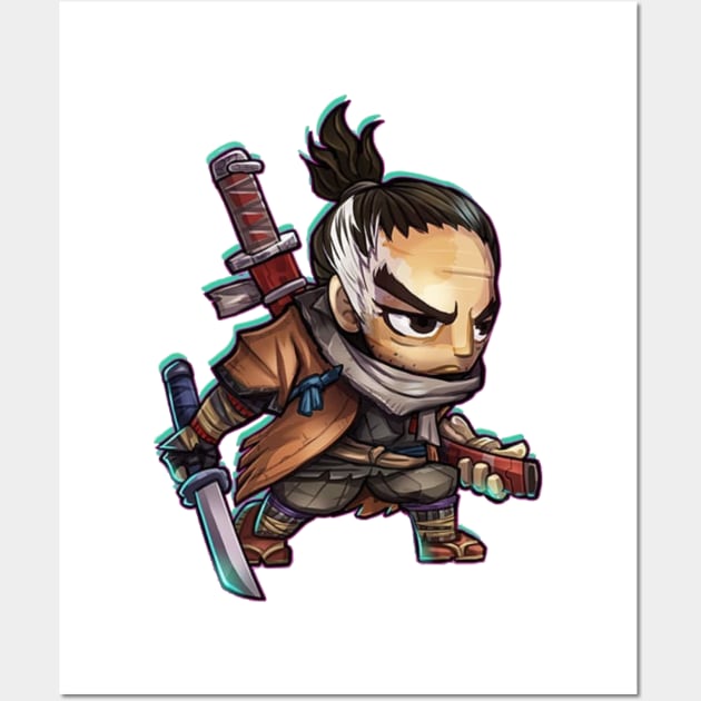 sekiro Wall Art by mprokolo corgi